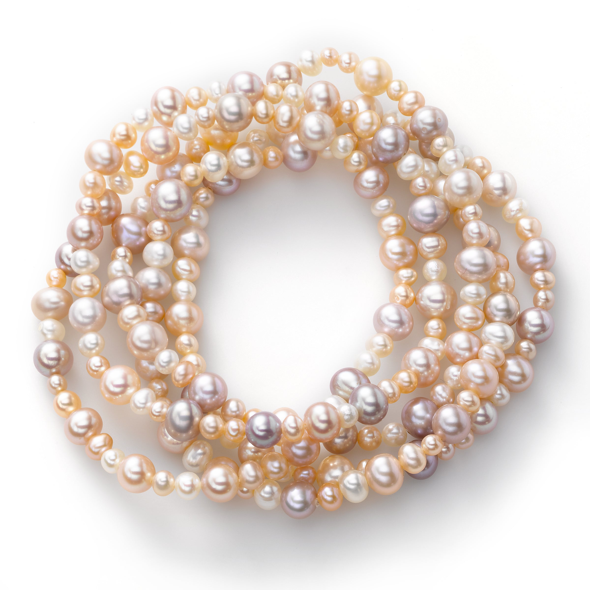 Mother of Pearl Double Strand Bracelet - Multi-Color – Shop 